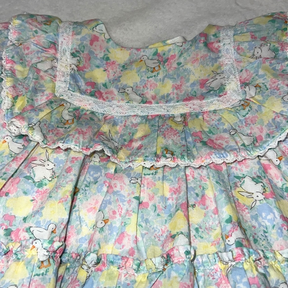Baby Floral Ruffle Matching Set - Picture 4 of 6